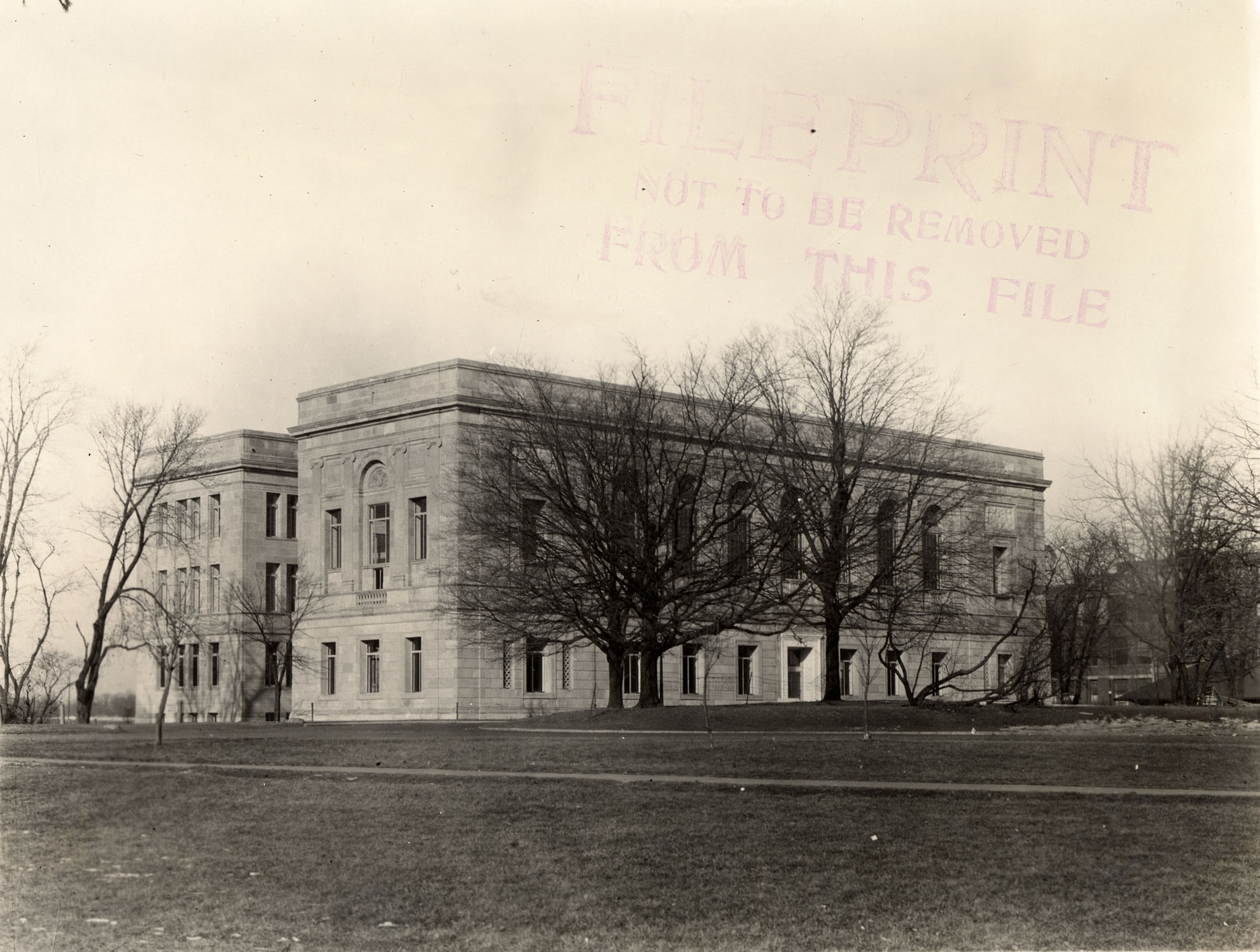 Parks Library shortly after its completion in January 19245.
